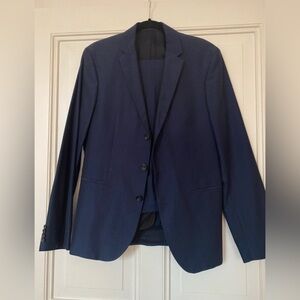 HUGO Boss Arlin Hest Navy Suit Set Blazer Jacket 48